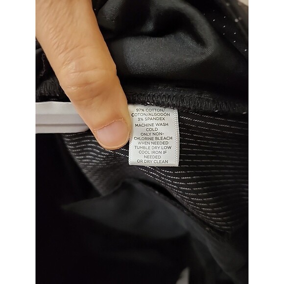 Ann Taylor Loft Julie Riviera Pants Womens 12 Black Polka Dots Ankle Stretch NEW - Picture 8 of 9